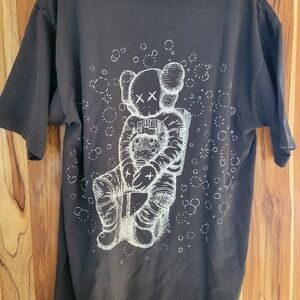 KAWS Black Graphic Short Sleeve Tee